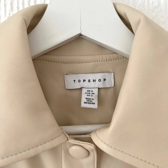 Topshop women's beige dress - Picture 7 of 7